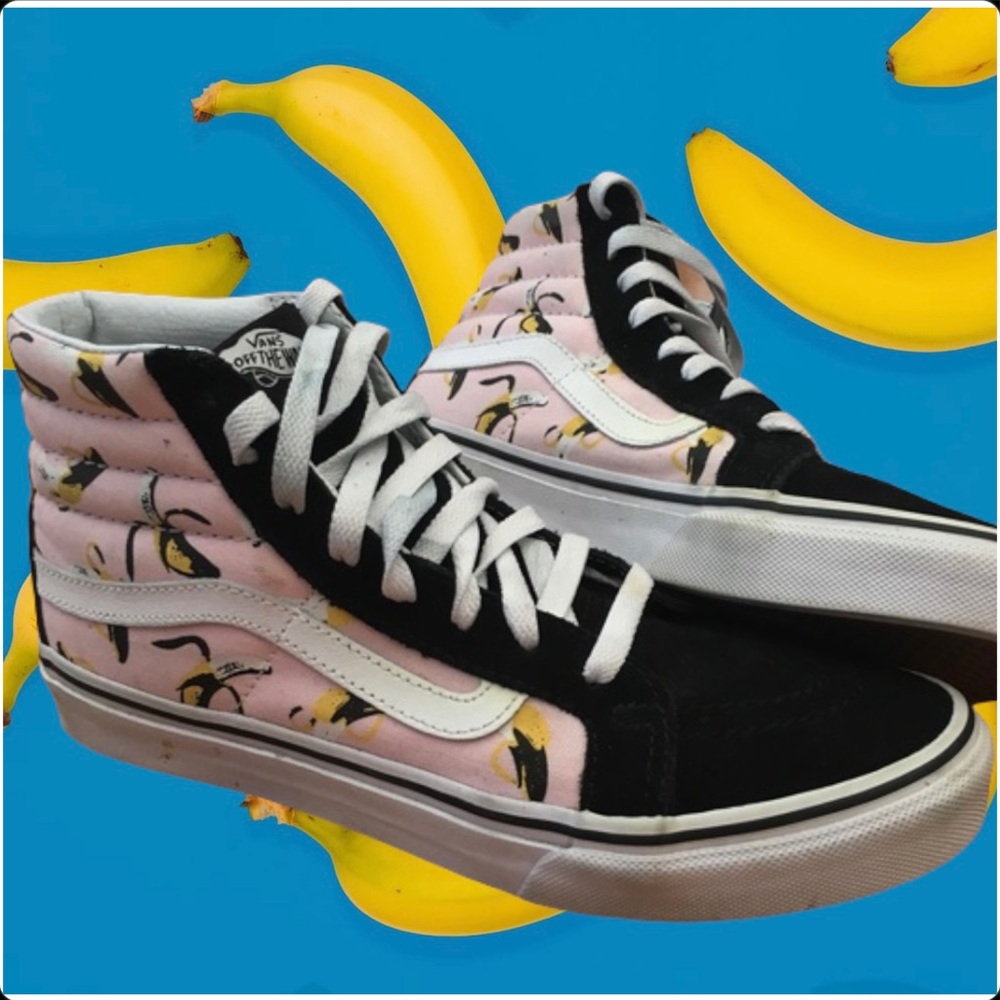 👟 VANS Bananas Sk8 Hi Slim Shoes 👟 - Picture 2 of 9